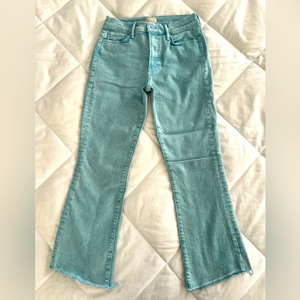 Mother The Insider Crop Step Fray Jeans in Size 26